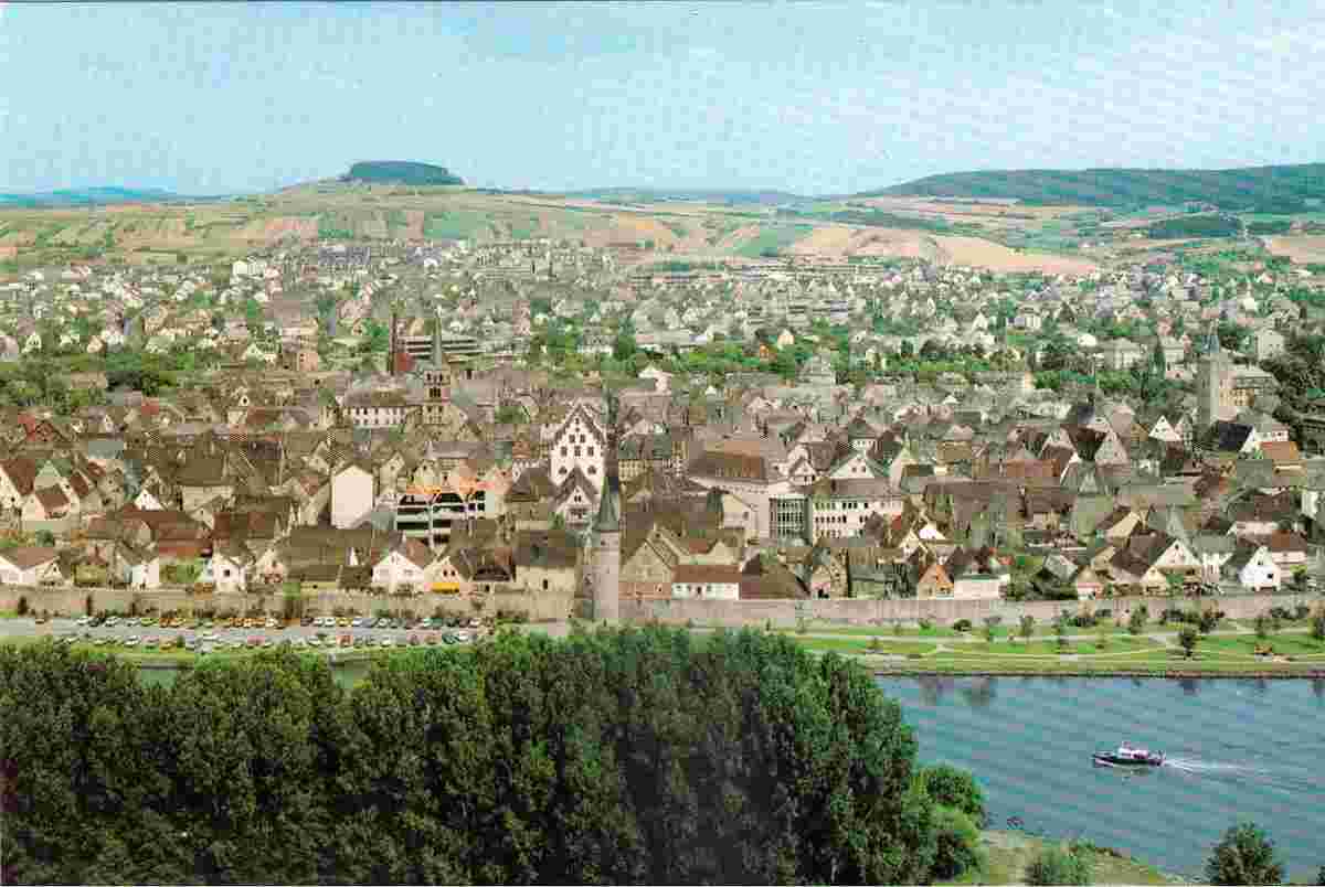 Karlstadt. Panorama der Stadt