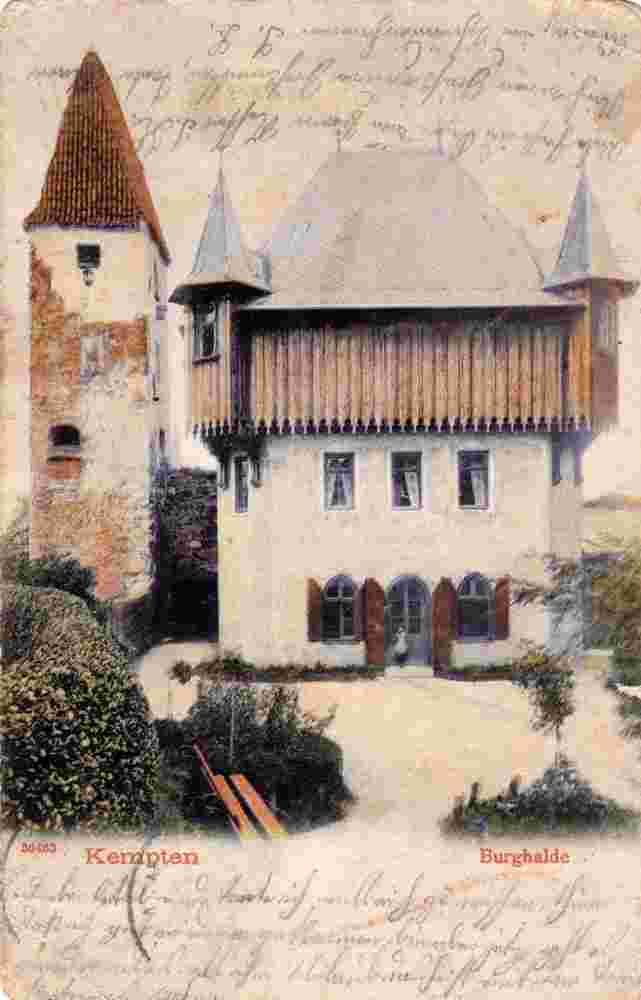 Kempten. Burghalde, 1907