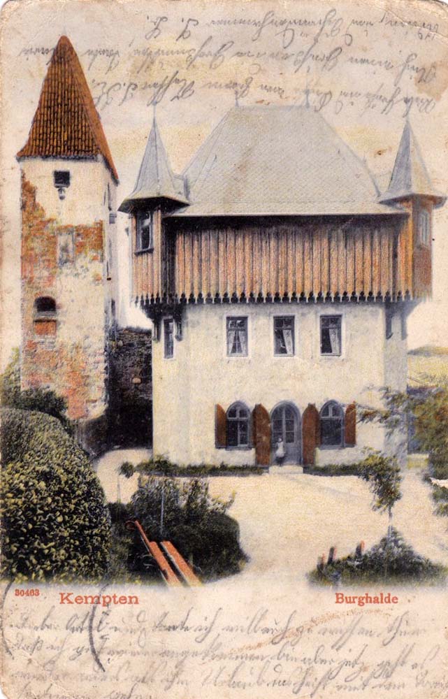 Kempten (Allgäu). Burghalde, 1907
