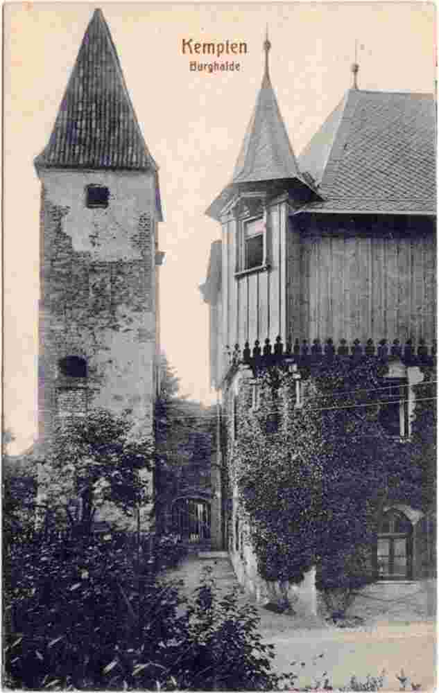 Kempten. Burghalde, 1928