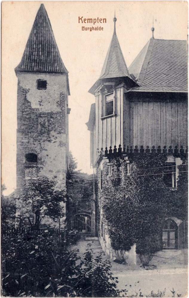 Kempten (Allgäu). Burghalde, 1928
