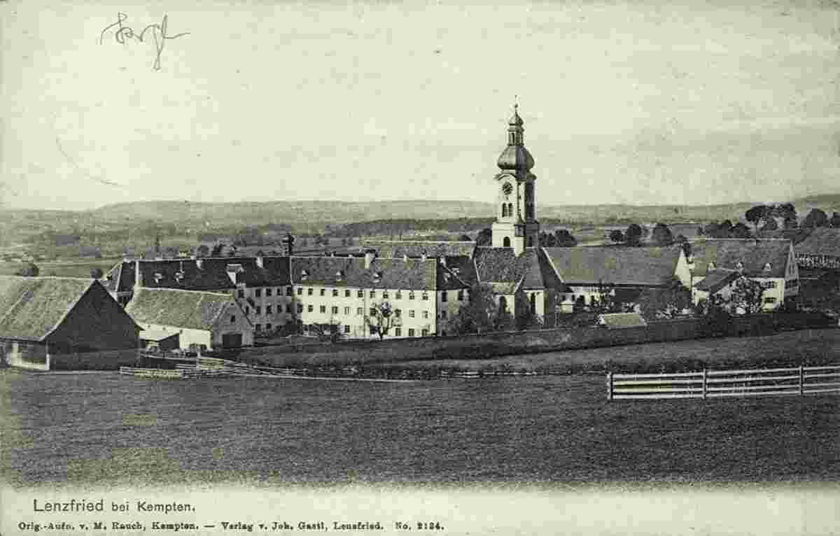 Kempten. Panorama von Lenzfried, 1911