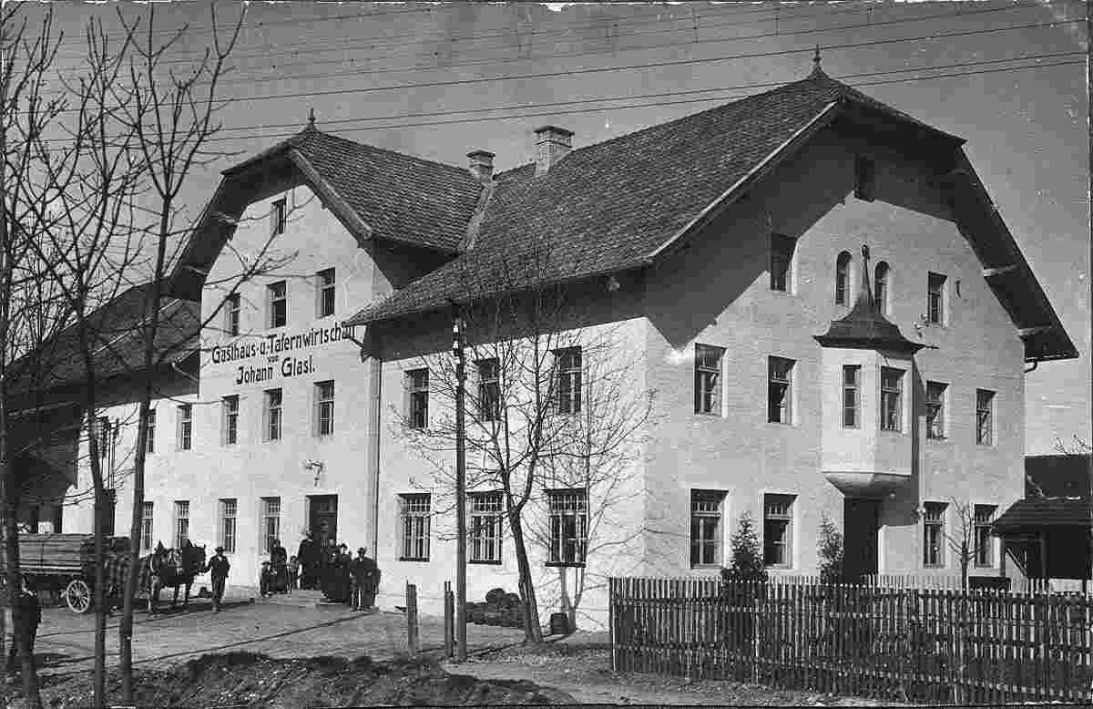 Kirchheim bei München. Heimstetten - Gasthaus und Tafernwirtschaft von Johann Glasl, Neues Bürgerhaus, 1910