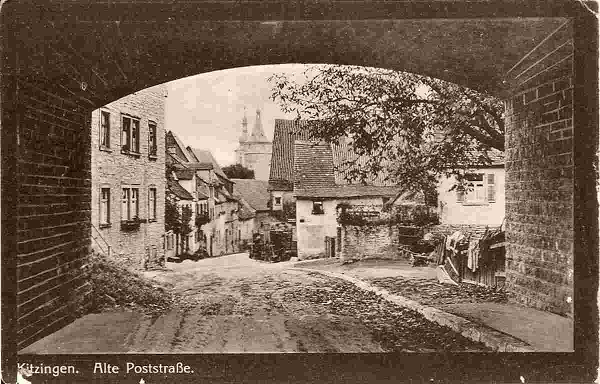 Kitzingen. Alte Poststraße, 1915