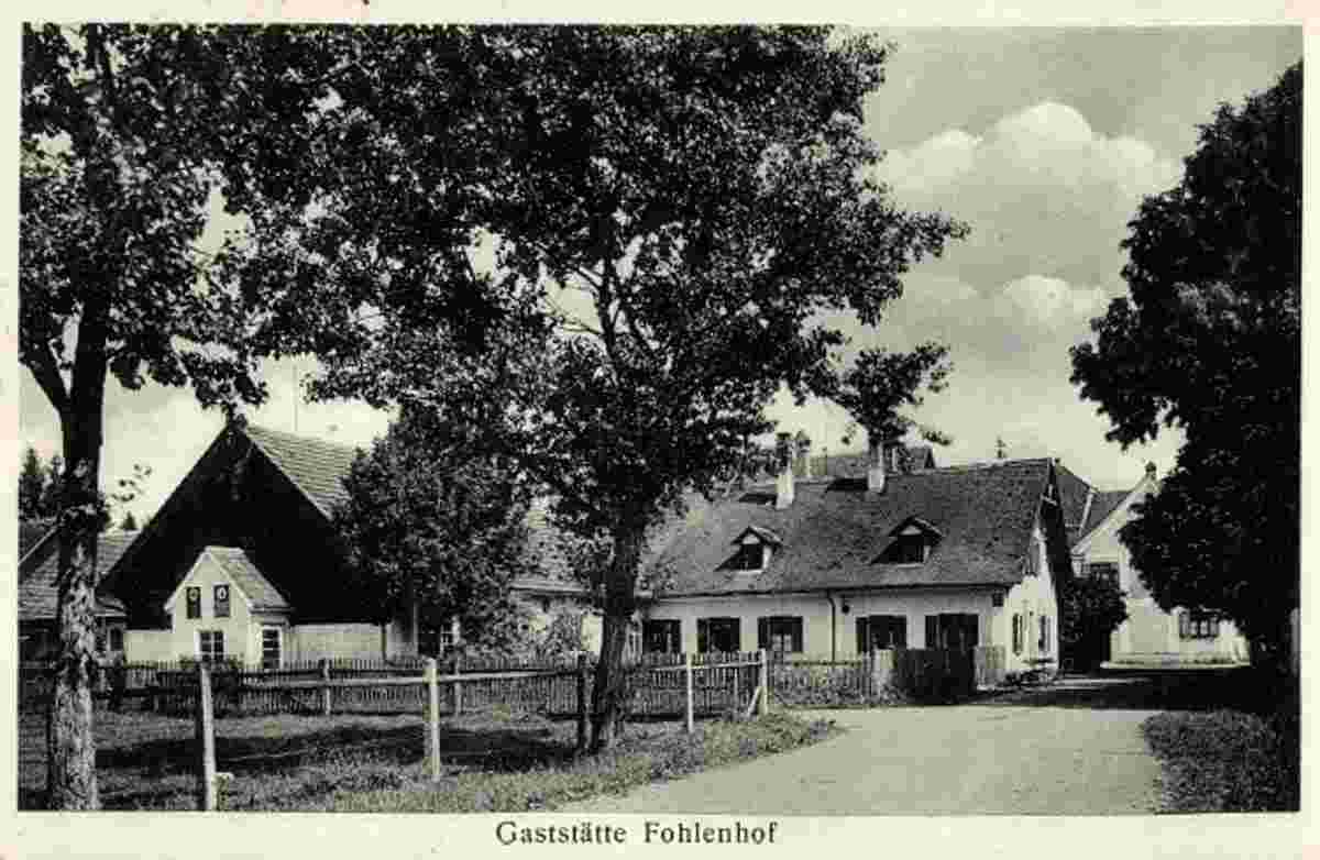 Königsbrunn. Gaststätte Fohlenhof, 1939