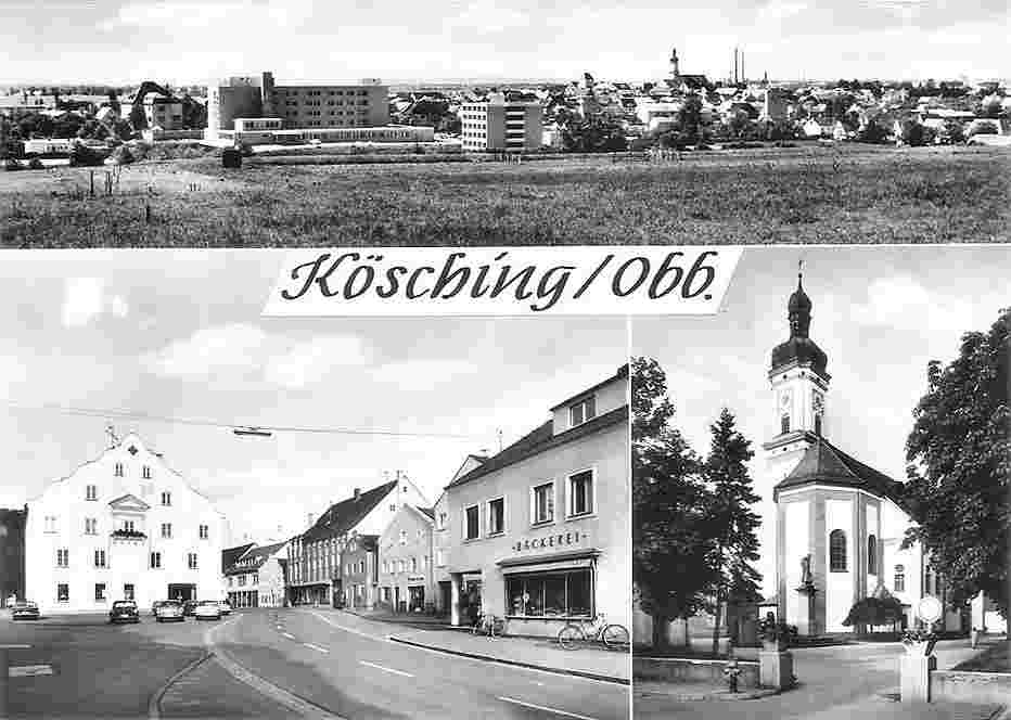Kösching. Panorama von Kösching