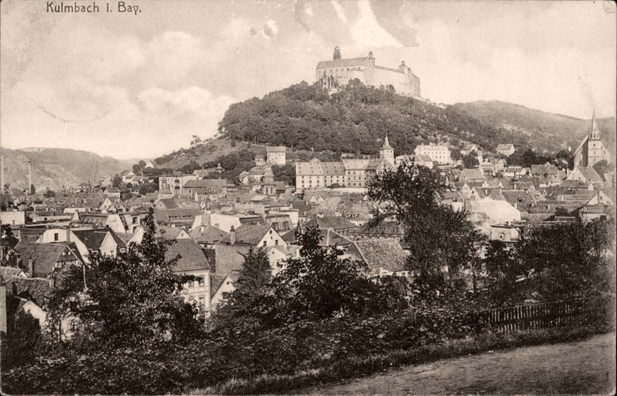 Panorama von Kulmbach, 1914