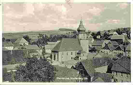Panorama von Kupferberg, Pfarrkirche
