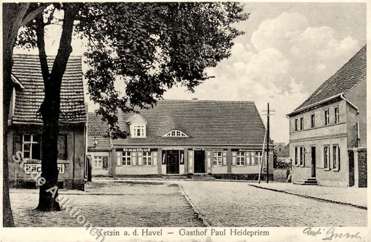 Ketzin (Havel). Gasthaus Paul Heidepriem