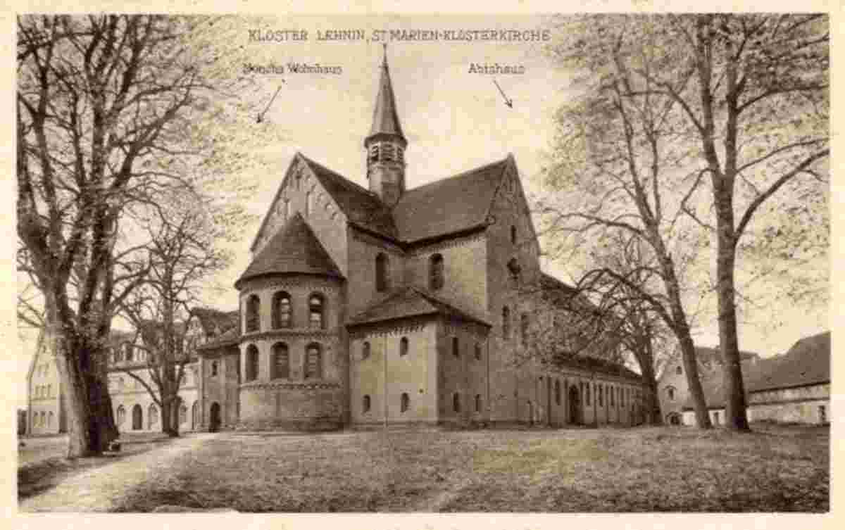 Kloster Lehnin. St Marien-Klosterkirche, Mönchs Wohnhaus, Abtshaus