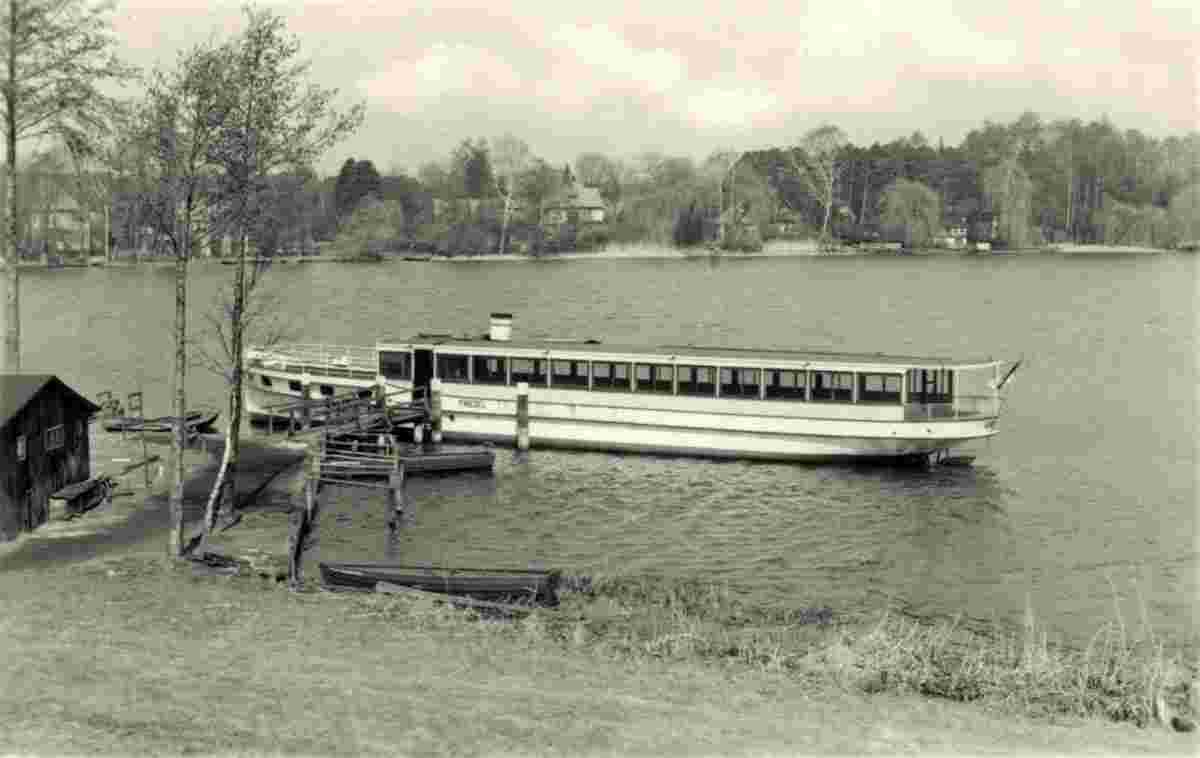 Königs Wusterhausen. Fähre, Motorschiff 'Friedel', 1964