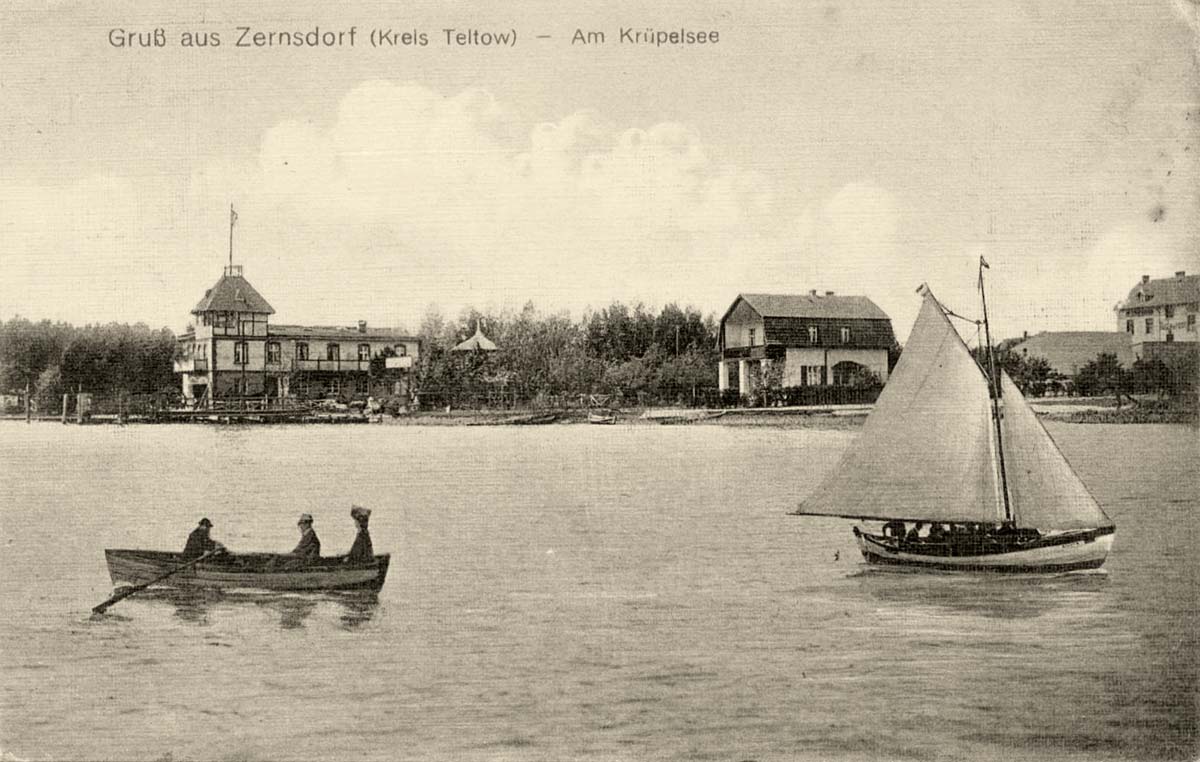 Königs Wusterhausen. Zernsdorf - Am Krüpelsee, 1915