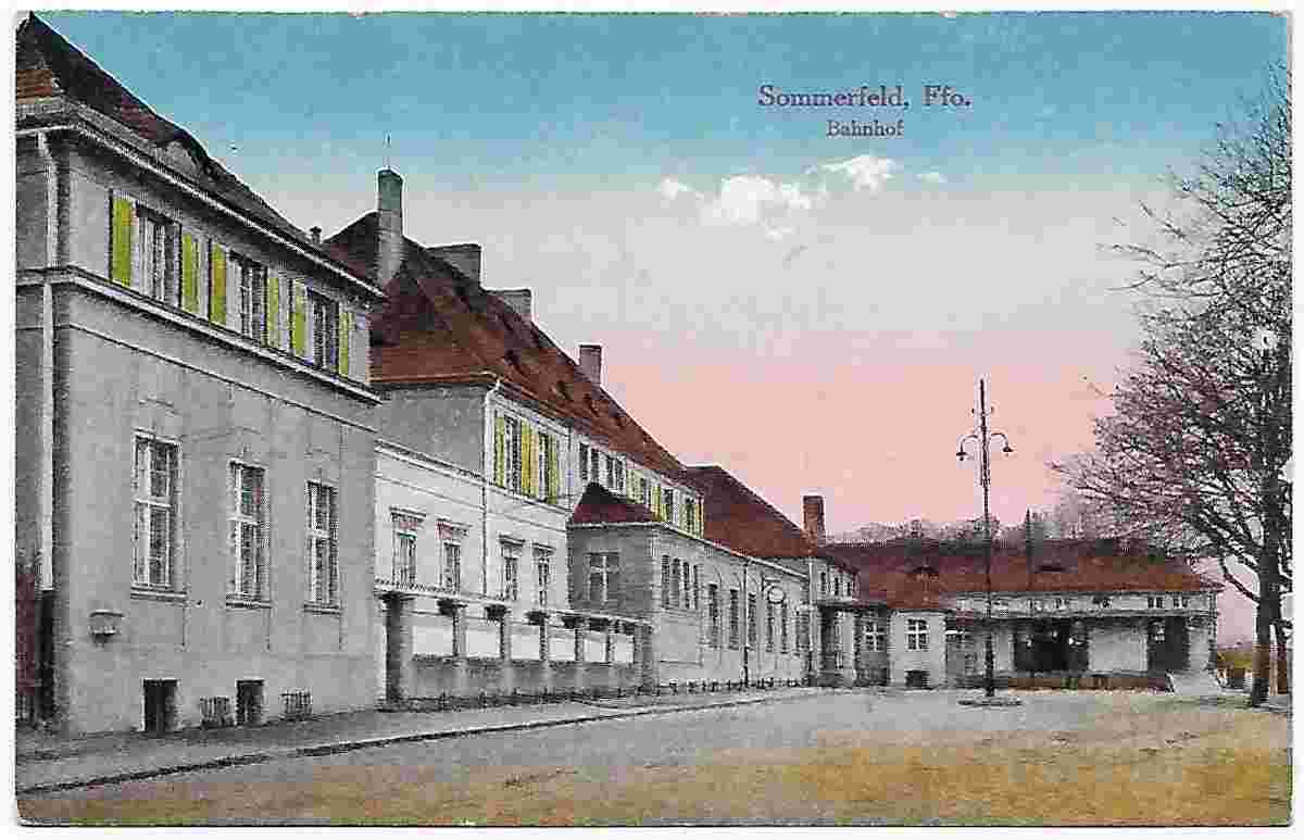 Kremmen. Sommerfeld - Bahnhof