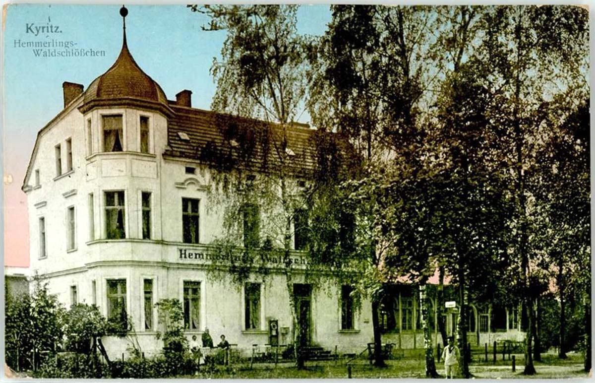 Kyritz. Prignitz, Gasthaus Hemmerlings Waldschlösschen, 1910