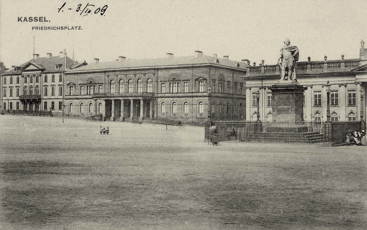 Kassel. Friedrichsplatz, 1909