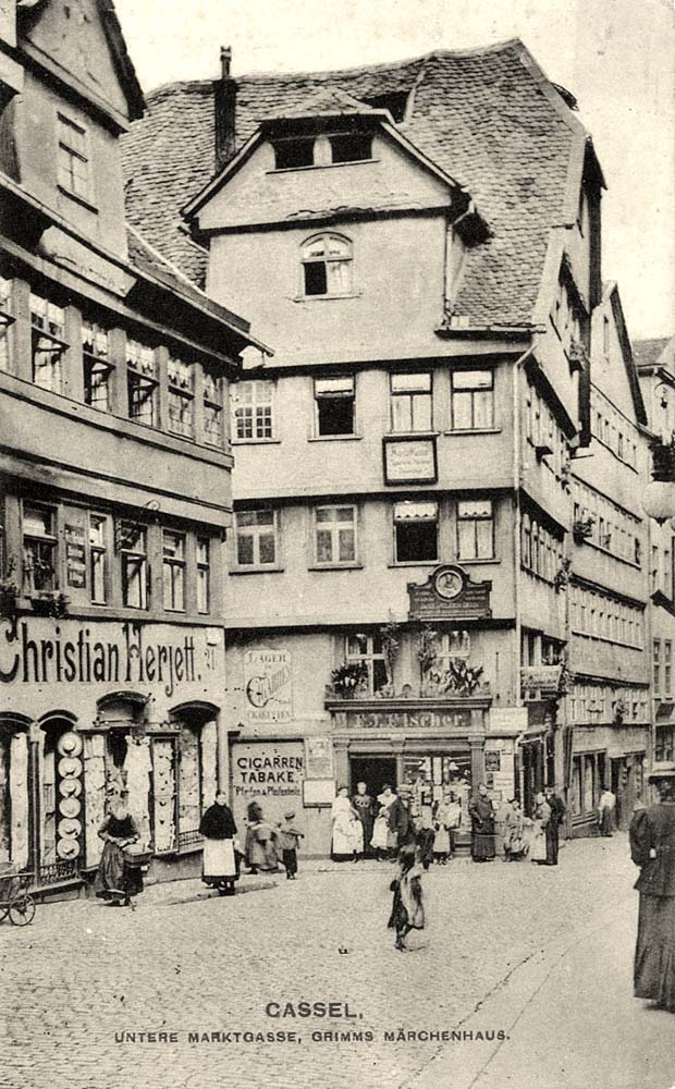 Kassel. Untere Marktgasse, Grimms Märchenhaus, 1915