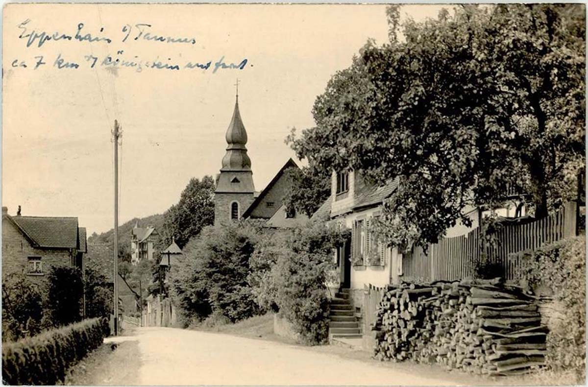 Kelkheim (Taunus). Eppenhain - Kirche, 1942