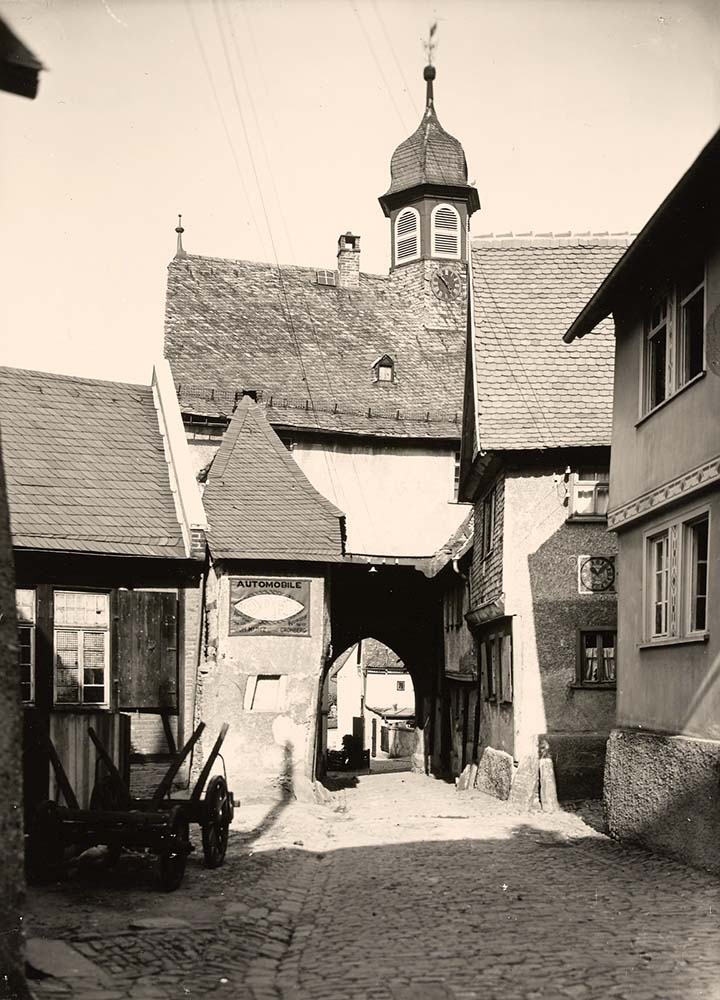 Königstein im Taunus. Altes Rathaus, 1929