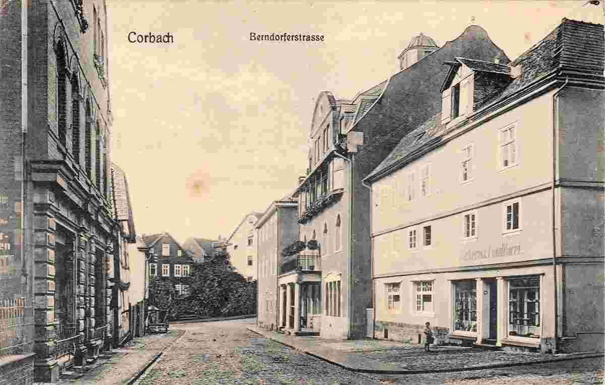 Korbach. Berndorfer Straße, 1915