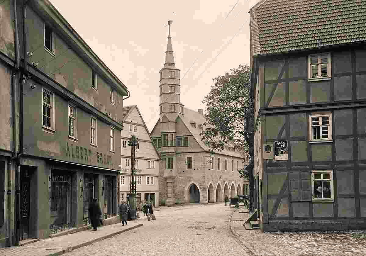 Korbach. Rathaus auf der Grenze zwischen Altstadt und Neustadt, 1927