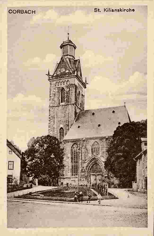 Korbach. St Kilianskirche, um 1910
