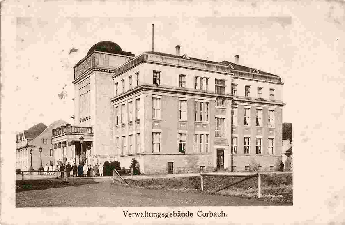 Korbach. Verwaltungsgebäude Lazarett Soldaten, 1917