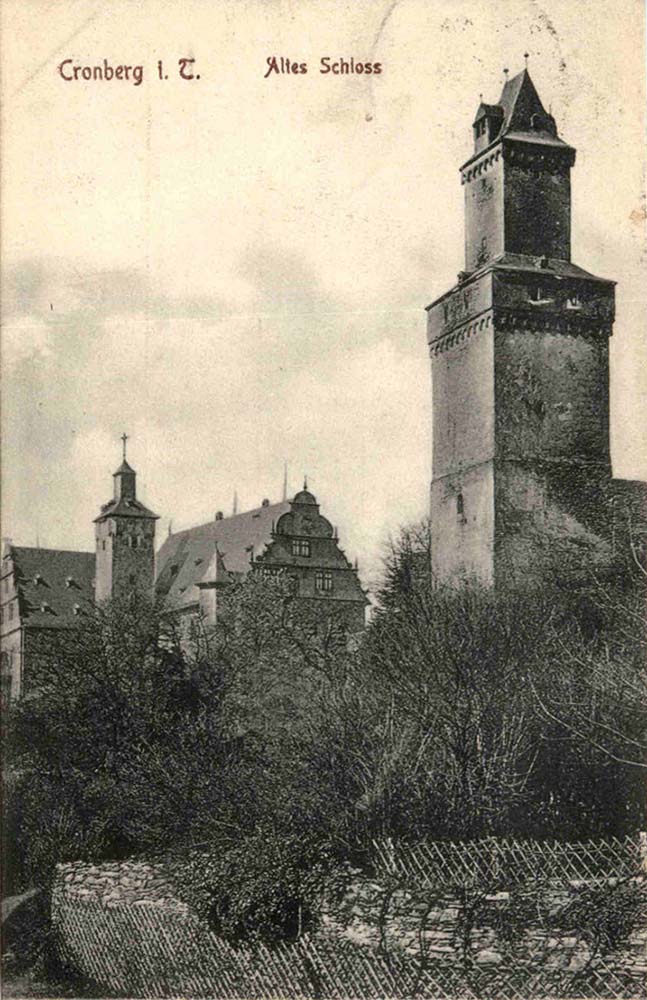 Kronberg im Taunus. Altes Schloß, 1907
