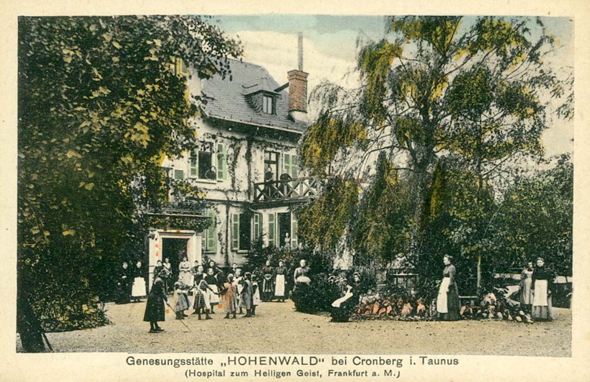 Kronberg im Taunus. Genesungsstätte 'Hohenwald', um 1910