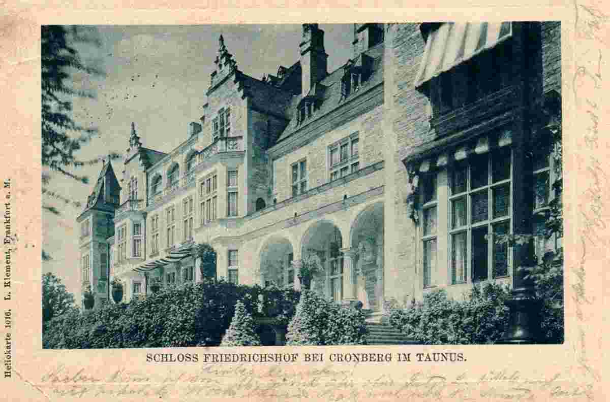Kronberg. Schloß Friedrichshof, 1903