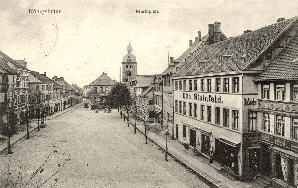 Königslutter am Elm. Marktplatz, 1914