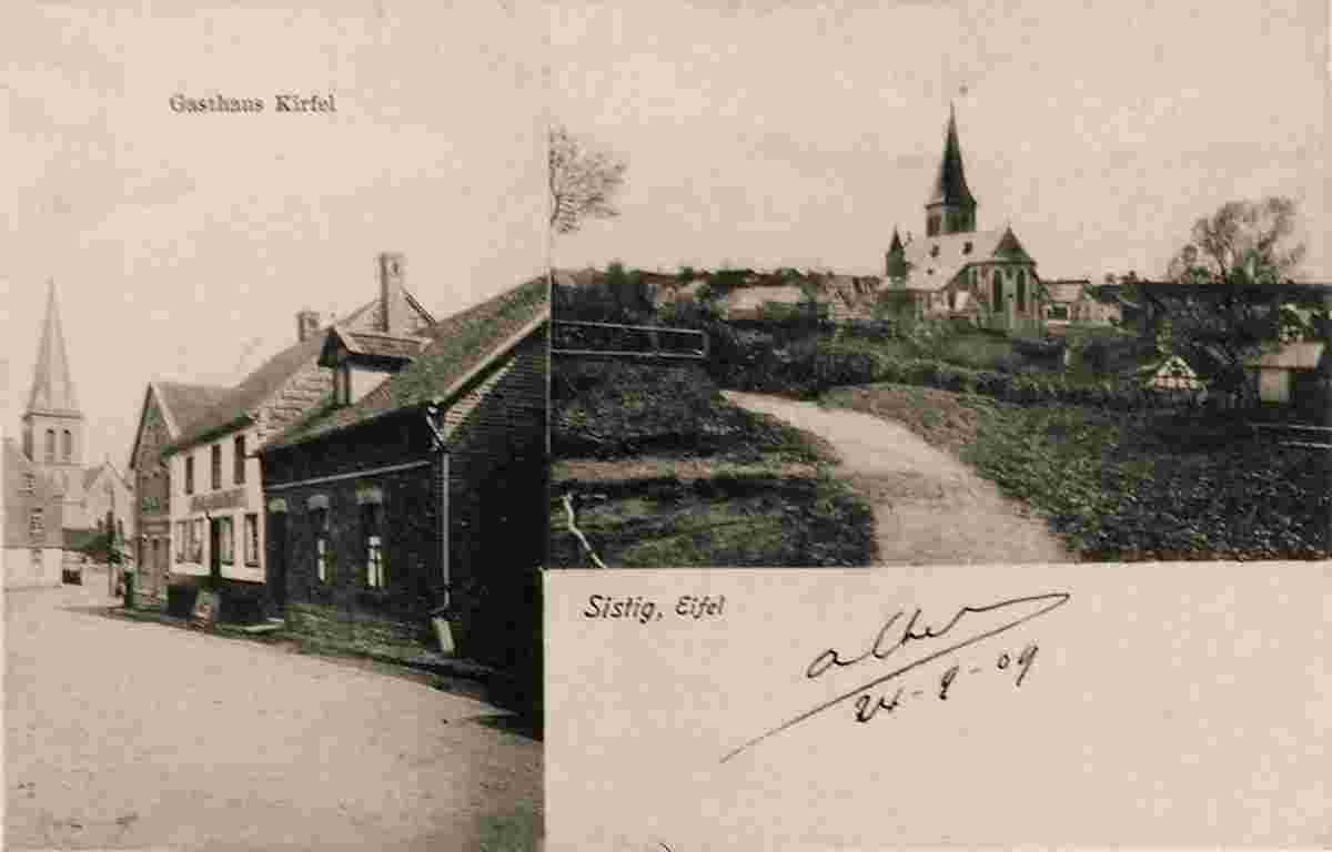 Kall. Sistig - Gasthaus Kirfel, Kirche, 1904