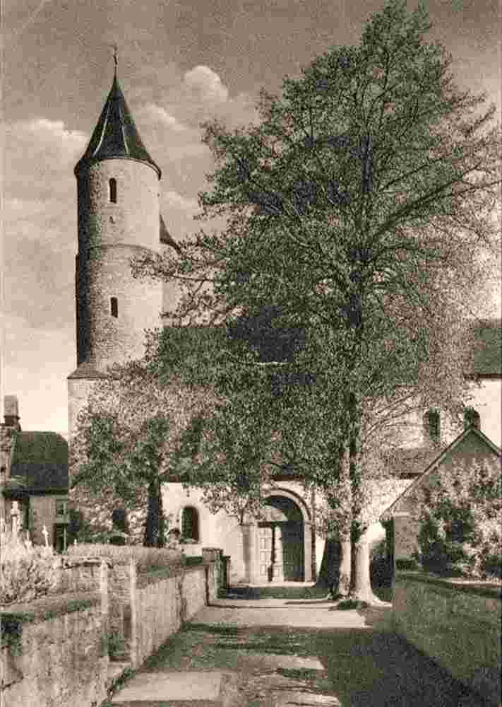 Kall. Steinfeld - Basilika, Westtürme mit Hauptportal