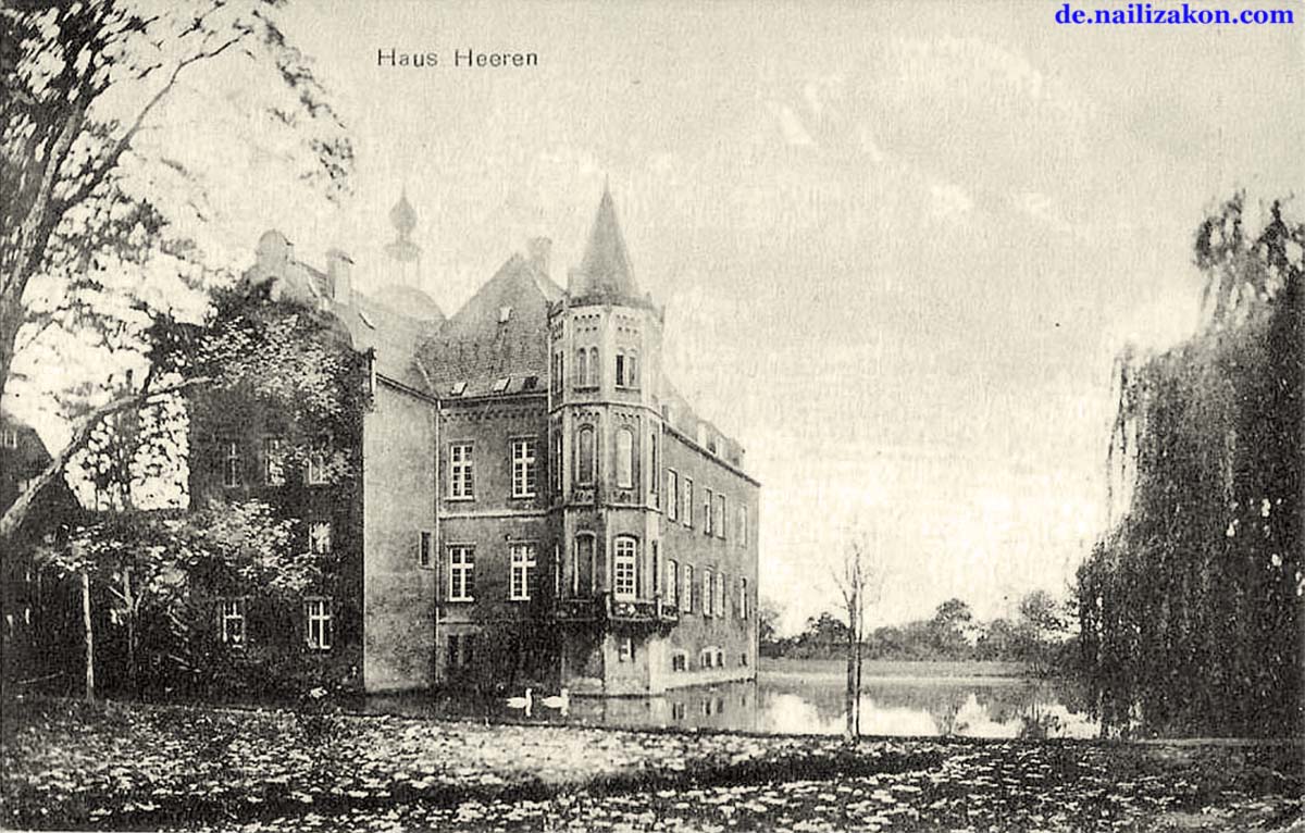 Kamen. Schloß Heeren, 1903