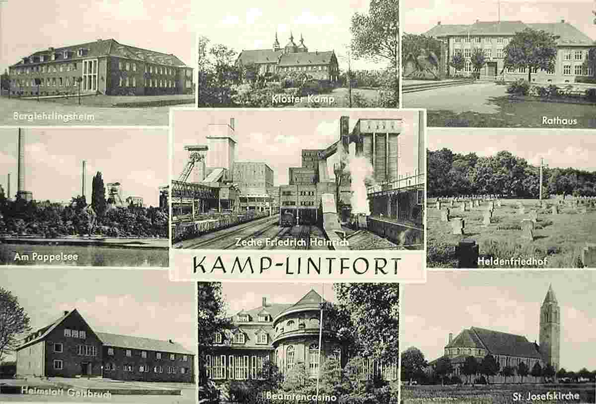 Kamp-Lintfort. Panorama der Stadt