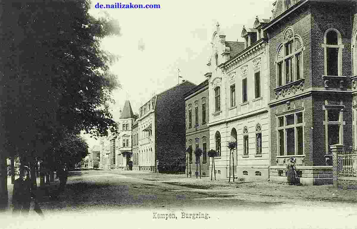 Kempen. Burgring, 1911