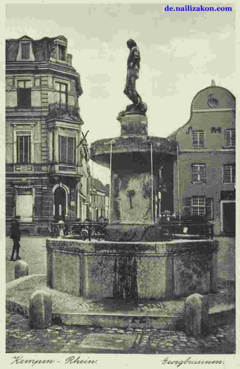 Kempen. Georgsbrunnen, 1939