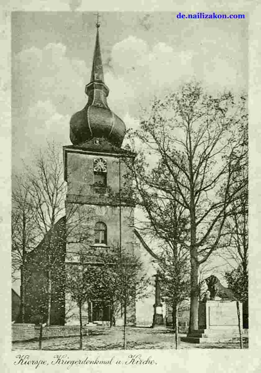 Kierspe. Kriegerdenkmal, 1933