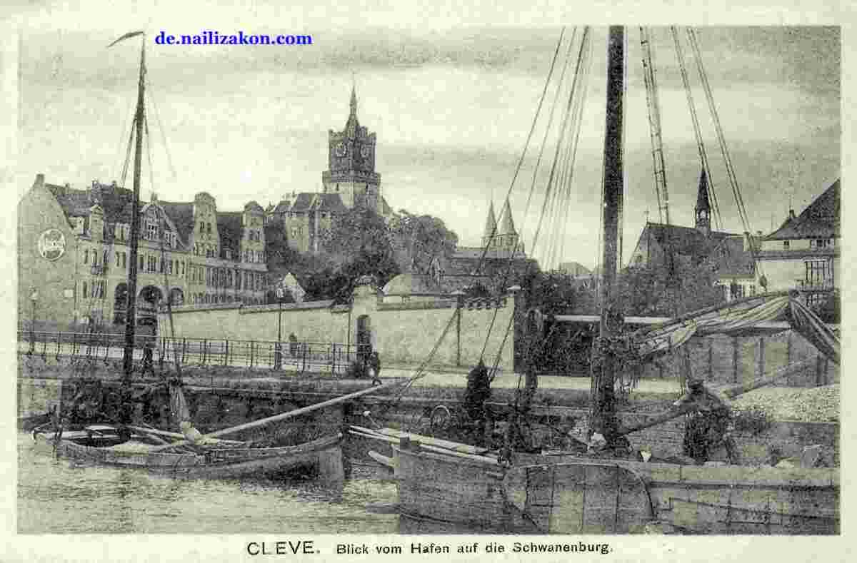 Kleve. Blick vom Hafen, 1921