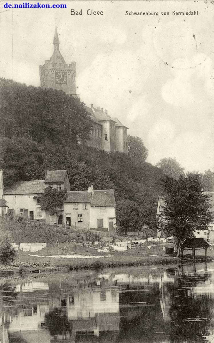 Kleve. Schwanenburg von Kermisdahl, 1913
