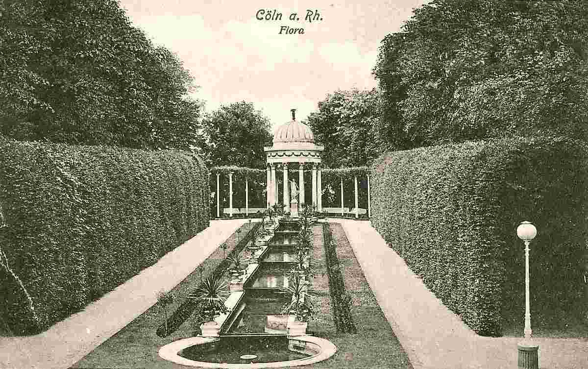 Köln. Botanischer Garten - Cascade, 1908