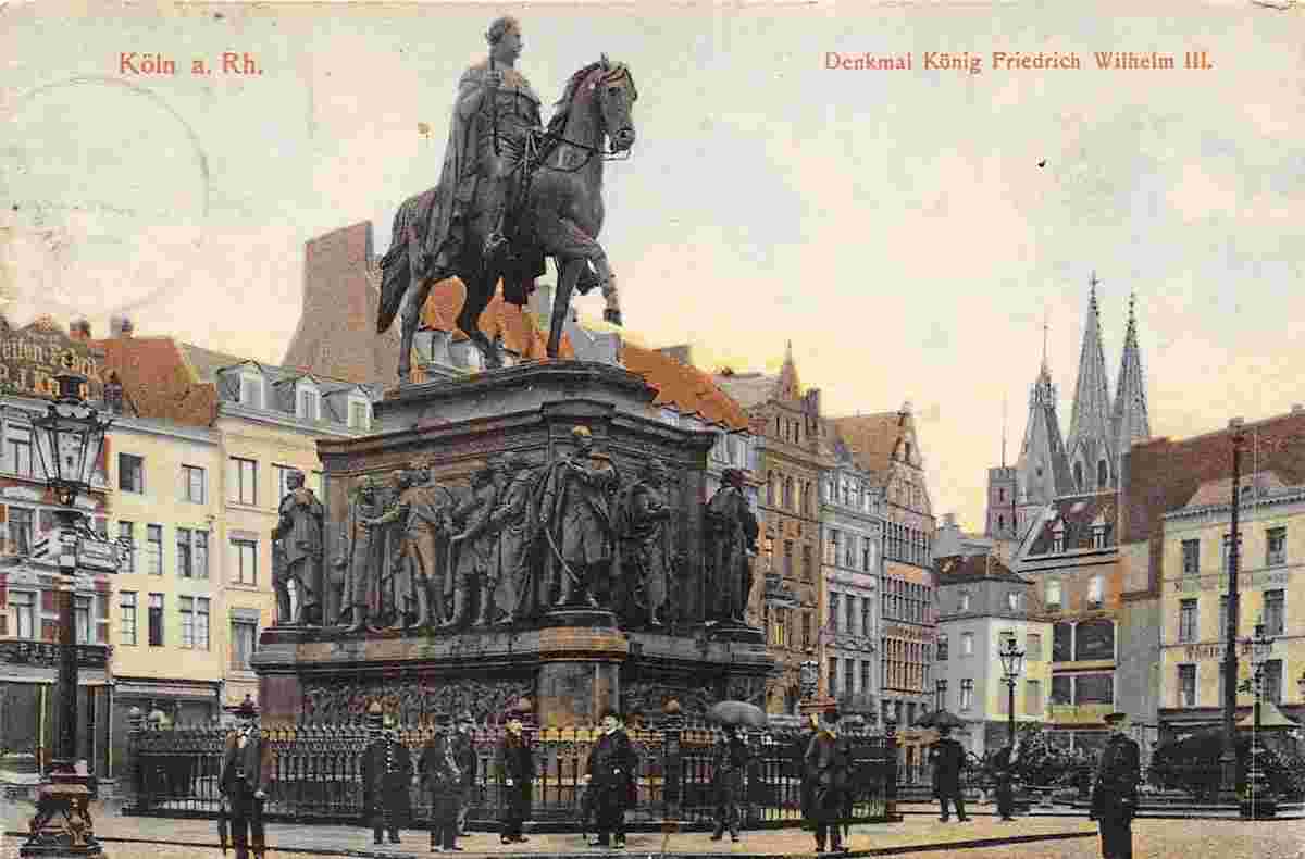 Köln. Friedrich Wilhelm III Denkmal