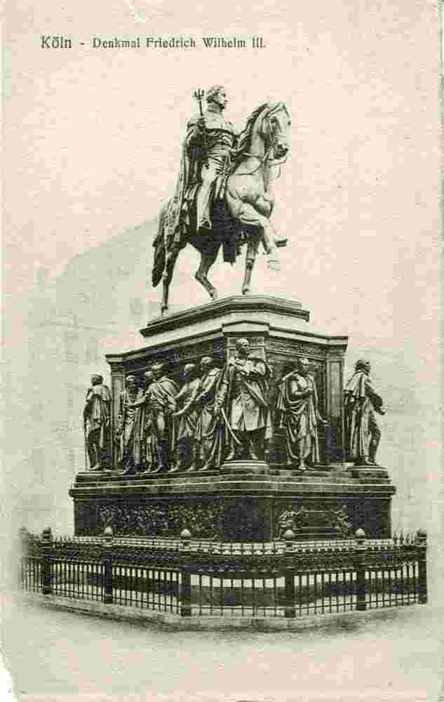 Köln. Friedrich Wilhelm III Denkmal