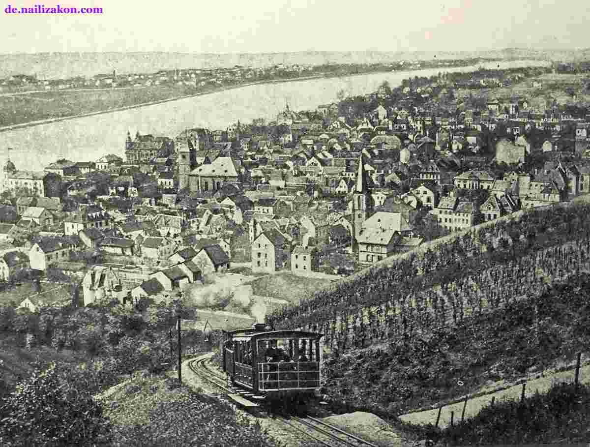 Königswinter. Drachenfelsbahn, 1900