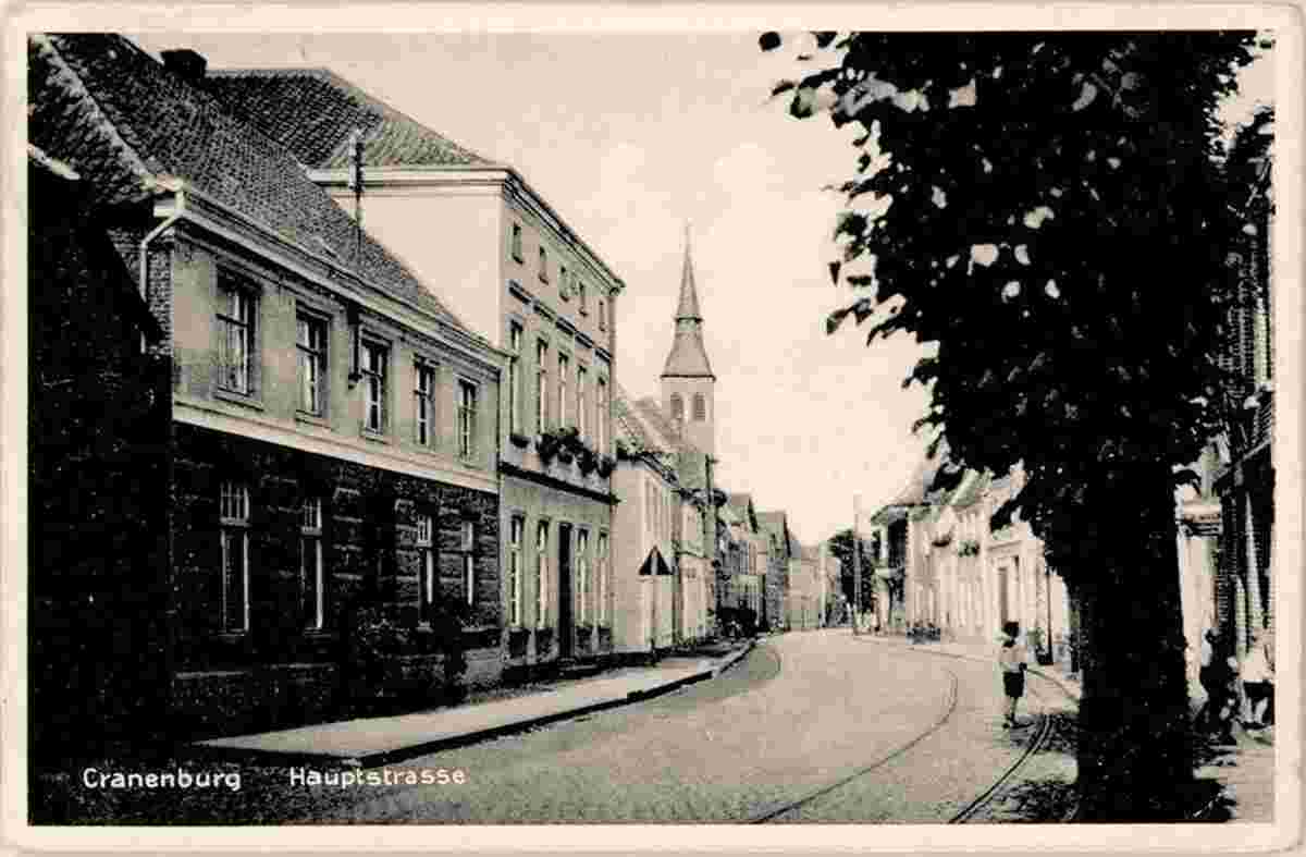 Kranenburg. Hauptstraße, 1937