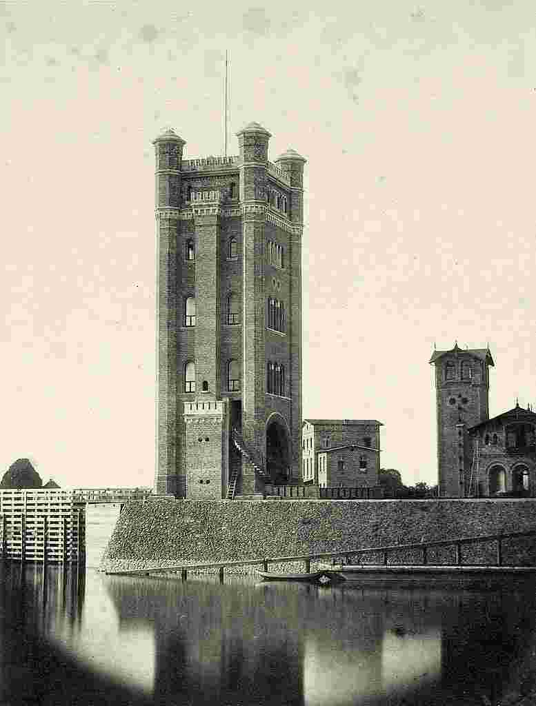 Krefeld. Industriegebäude, um 1858