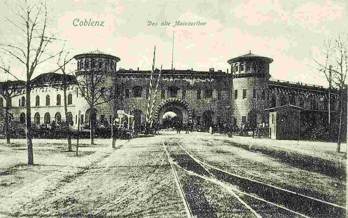 Koblenz. Das alte Mainzertor