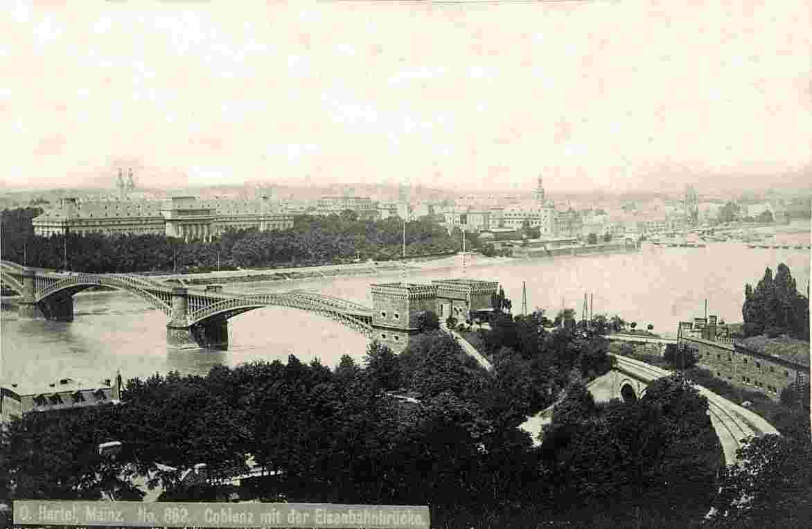 Koblenz. Eisenbahnbrücke