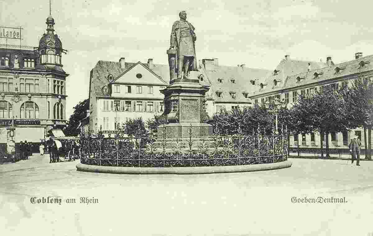 Koblenz. Goebendenkmal, 1907