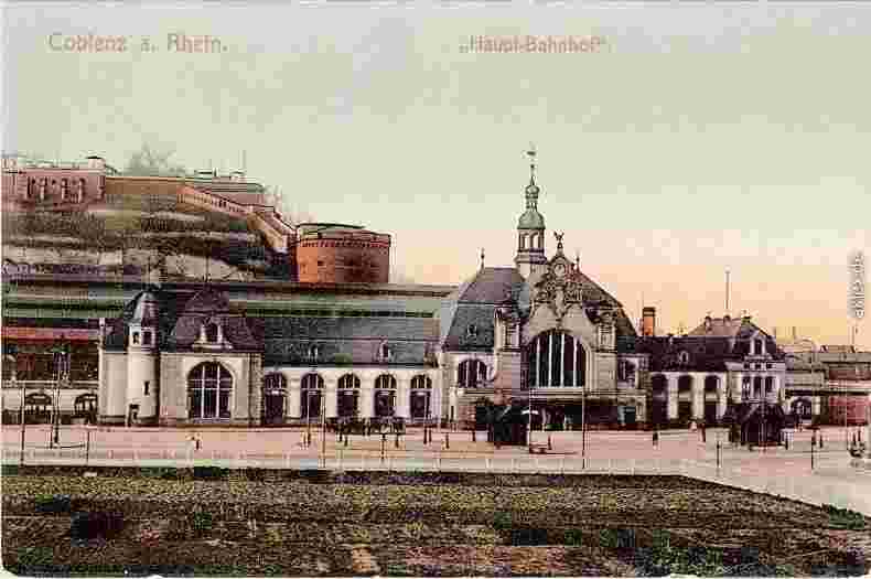 Koblenz. Hauptbahnhof, 1907