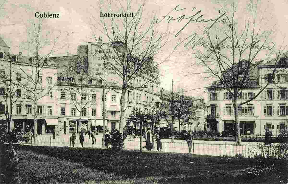 Koblenz. Löhrrondell, 1907